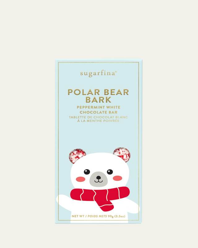 Polar Bear Bark Peppermint White Chocolate Bar, 3.5 oz.